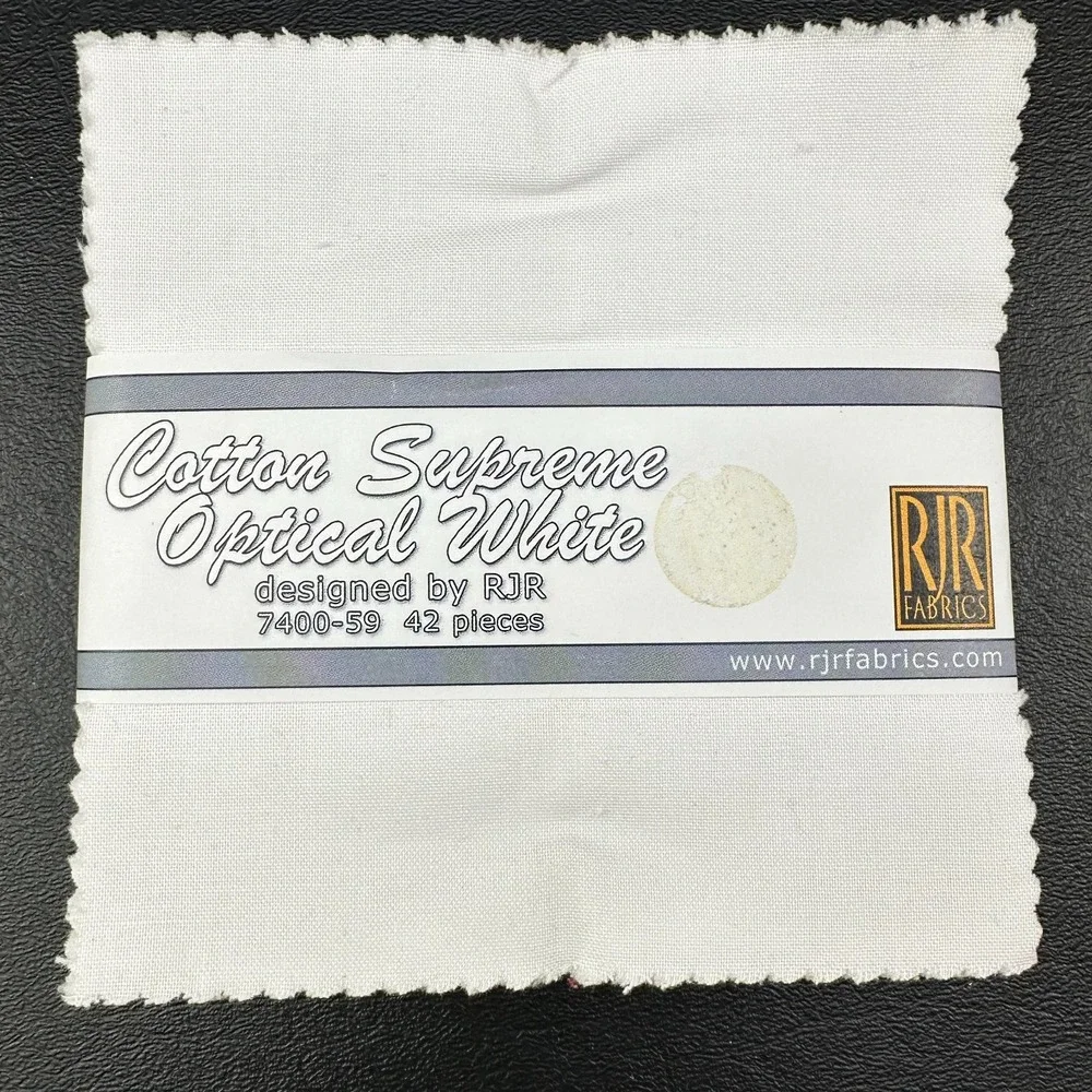 Cotton Supreme Optical White RJR Fabrics 42pc 5
